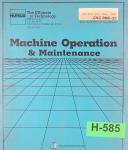 Hurco-Hurco CNC BMC-20, Operations Maintenance Manual 1990-BMC-20-01